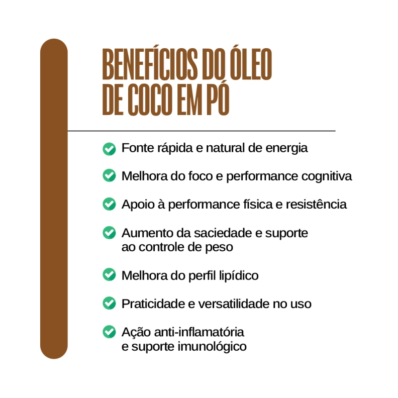 Óleo de Coco em Pó 250g Produto Óleo de Coco em Pó 250g