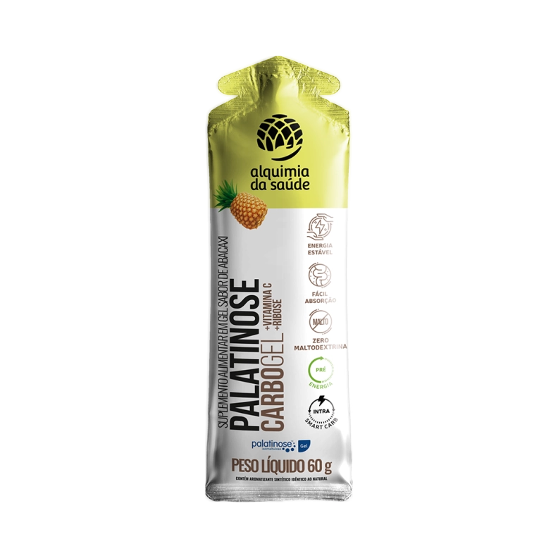 Produto Palatinose Gel Box - Abacaxi (15 Sach&ecirc;s)
