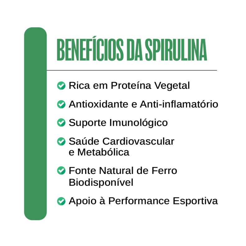 Produto Spirulina - 110 C&aacute;psulas