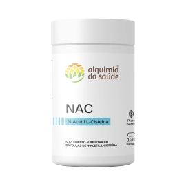 Produto - NAC N-Acetil L-Ciste&iacute;na 500mg - 120 C&aacute;psulas